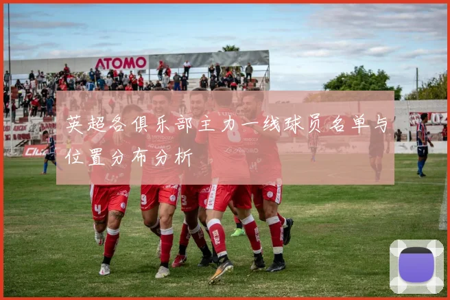 英超各俱乐部主力一线球员名单与位置分布分析
